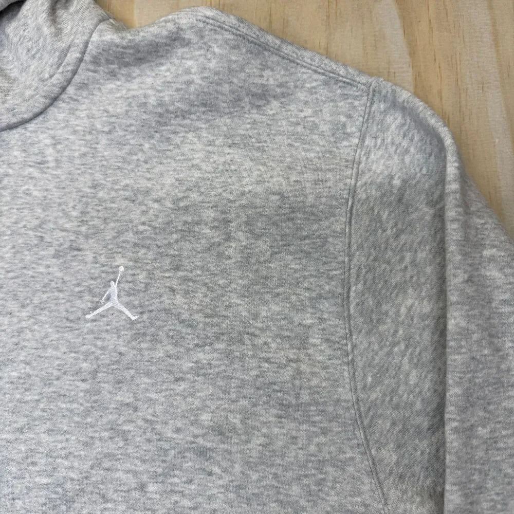 NEW Air Jordan Brooklyn Fleece Full Zip Hoodie Grey FV7289-050 Mens XL